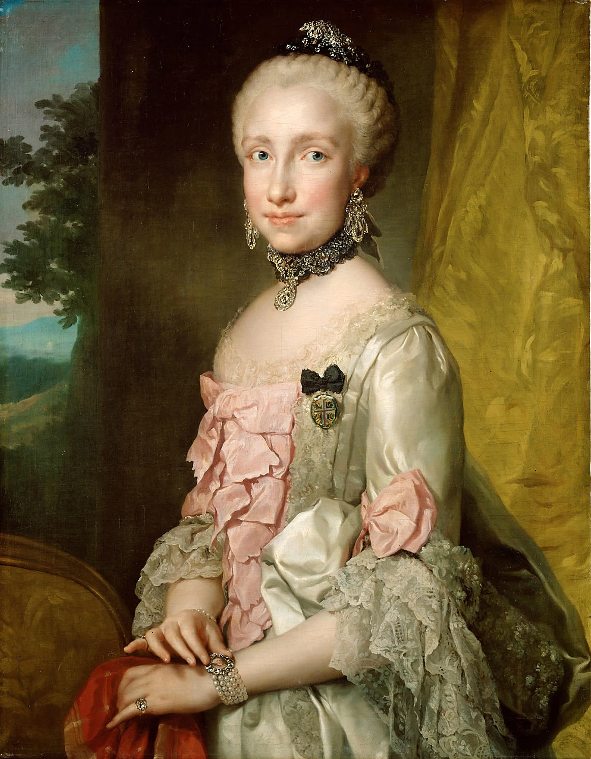 Ritratto dell'Infanta Maria Ludovica (1745 - 1792), moglie di Leopoldo II, Kunsthistorisches Museum, Vienna